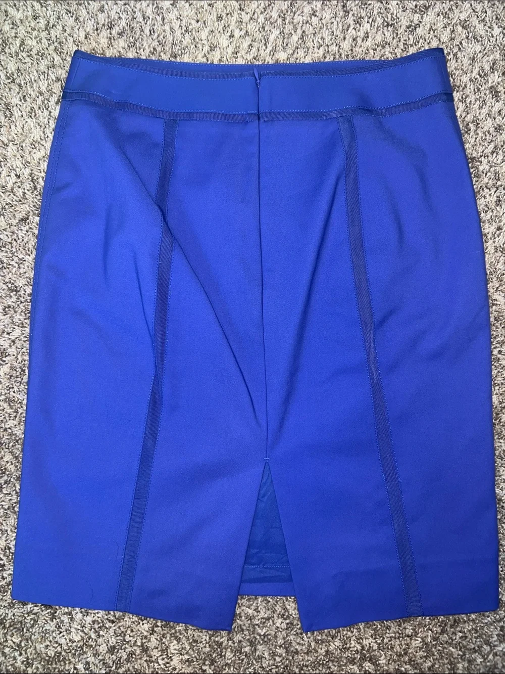 White House Black Market Purple PERFECT FORM Pencil Skirt Sz 10! Very nice!